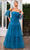 J'Adore Dresses J24043 - Straight Across Tiered Tulle Evening Gown Evening Dresses