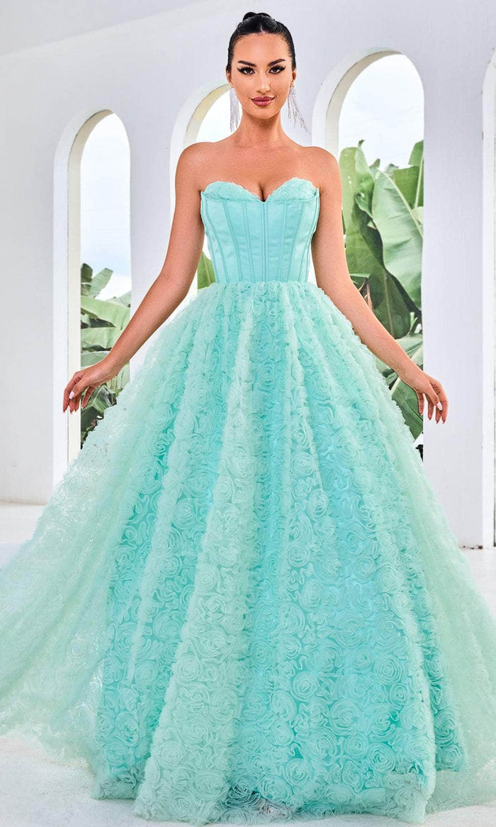 j formal dresses J'Adore J24045 eliza j dresses navy blue
