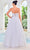 J'Adore Dresses J24045 - Floral Ruffled A-Line Evening Gown Evening Dresses