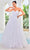 J'Adore Dresses J24045 - Floral Ruffled A-Line Evening Gown Evening Dresses