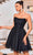 J'Adore Dresses J24073 - Ruched Corset Strapless Cocktail Dress Cocktail Dresses