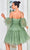 J'Adore Dresses J24087 - Ruffled Tiered A-Line Cocktail Dress Cocktail Dresses