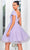 J'Adore Dresses J24088 - Square Neck Ruffled Cocktail Dress Cocktail Dresses