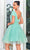 J'Adore Dresses J24088 - Square Neck Ruffled Cocktail Dress Cocktail Dresses