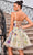 J'Adore Dresses J24089 - Sleeveless Floral Printed Cocktail Dress Cocktail Dresses