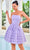 J'Adore Dresses J24092 - Strapless Fitted Bodice Cocktail Dress Cocktail Dresses 2 / Light Purple