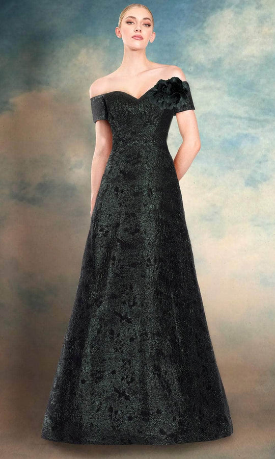 Janique 11621 - Sweetheart Off Shoulder A-Line Gown