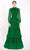 Janique 22101 - Illusion Bishop Sleeve Evening Gown Evening Dresses 0 / Emerald