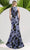 Janique 2405 - Floral Ruffle Long Dress Prom Dresses