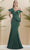 Janique 24986 - Asymmetrical Neckline Mermaid Evening Gown Evening Dresses 2 / Jade