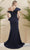 Janique 24986 - Asymmetrical Neckline Mermaid Evening Gown Evening Dresses