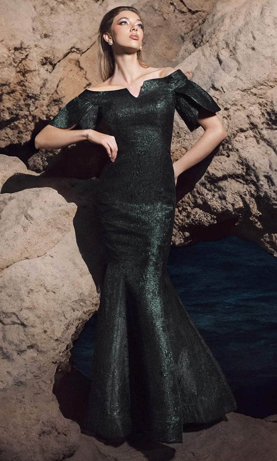 Janique 4941 - Tulip Sleeve Mermaid Gown