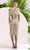 Janique 6044 - Floral Knee-Length Dress Cocktail Dresses