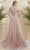 Janique 9639 - Beaded Off Shoulder Gown with Overskirt Prom Dresses
