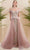 Janique 9639 - Beaded Off Shoulder Gown with Overskirt Prom Dresses