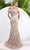 Janique W3015 - Embellished Floral Lace Gown Prom Dresses
