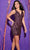 Jasz Couture 1124 - Sequin V-Neck Cocktail Dress Party Dresses