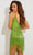Jasz Couture 1230 - Beaded V-Neck Cocktail Dress Special Occasion Dress