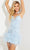 Jasz Couture 1246 - Feather Strap Sheath Cocktail Dress Cocktail Dress