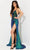 Jasz Couture 7501 - Sequin Bustier Prom Dress Special Occasion Dress 000 / Green