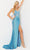 Jasz Couture 7501 - Sequin Bustier Prom Dress Special Occasion Dress 000 / Turquoise
