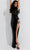 Jasz Couture 7508 - High Neck Sequin Prom Dress Special Occasion Dress 000 / Black