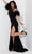 Jasz Couture 7510 - Mermaid Prom Dress with Slit Special Occasion Dress 000 / Black