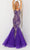 Jasz Couture 7515 - Sequin Strappy Back Prom Dress Special Occasion Dress 000 / Purple
