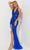 Jasz Couture 7516 - Sleeveless Cut Glass Prom Dress Special Occasion Dress 000 / Royal