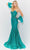 Jasz Couture 7521 - Sequin Pattern Mermaid Prom Dress Special Occasion Dress 000 / Emerald