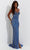 Jasz Couture 7525 - Tasseled Back Prom Dress Special Occasion Dress 000 / Royal