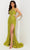 Jasz Couture 7526 - Cutout Sequin Prom Dress Special Occasion Dress 000 / Apple Green