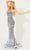 Jasz Couture 7533 - Corset Sequin Prom Dress Special Occasion Dress 000 / Silver/Iridescent