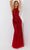 Jasz Couture 7534 - Sleeveless Cut Glass Embellished Evening Dress Special Occasion Dress 000 / Red