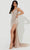 Jasz Couture 7549 - Sparkling Beaded Sleeveless Evening Dress Special Occasion Dress 000 / Nude/Silver/White