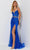 Jasz Couture 7552 - Two Piece Sleeveless Coset Bodice Prom Dress Special Occasion Dress 000 / Royal