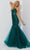 Jasz Couture 7557 - Sequin Bustier Prom Dress Special Occasion Dress 000 / Emerald