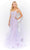 Jasz Couture 7566 - Floral Corset Prom Dress Special Occasion Dress 000 / Lilac