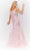 Jasz Couture 7566 - Floral Corset Prom Dress Special Occasion Dress 000 / Pink