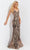Jasz Couture 7576 - Sleeveless Sequin Embellished Prom Dress Special Occasion Dress 000 / Black/Rose Gold