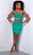Johnathan Kayne 2608S - Illusion Cut Out Cocktail Dress Cocktail Dresses 00 / Teal