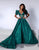 Johnathan Kayne 2692 - Short Puff Sleeve Ballgown Ball Gowns 00 / Emerald