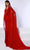Johnathan Kayne 2729 - Sparkly Velvet Gown with Cape
