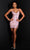 Johnathan Kayne 2761 - Beaded Cocktail Dress with Slit Special Occasion Dress 00 / Light Rose