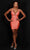 Johnathan Kayne 2764 - Beaded Illusion Cocktail Dress Special Occasion Dress 00 / Barbie Pink