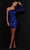 Johnathan Kayne 2769 - Full Sequin One-Shouder Cocktail Dress Special Occasion Dress 00 / Royal