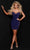 Johnathan Kayne 2774 - Strapless Fitted Cocktail Dress Special Occasion Dress 00 / Royal-Ab