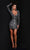 Johnathan Kayne 2784 - Full Sequin Open Back Cocktail Dress Special Occasion Dress 00 / Silver