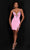 Johnathan Kayne 2789 - Rhinestone Beaded Fitted Cocktail Dress Special Occasion Dress 00 / Light Rose
