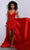 Johnathan Kayne 2796 - Lace Cocktail Dress with Overskirt Cocktail Dresses 0 / Red